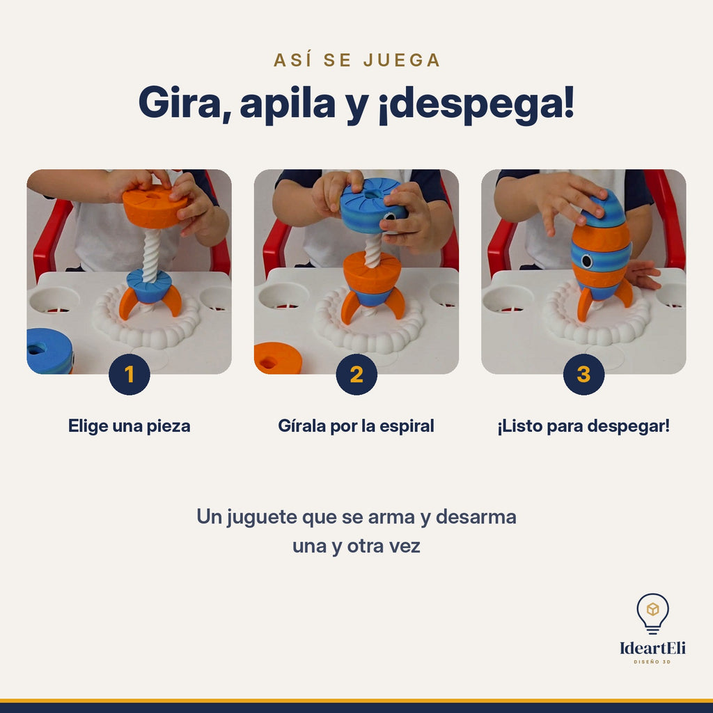 Cohete Apilable