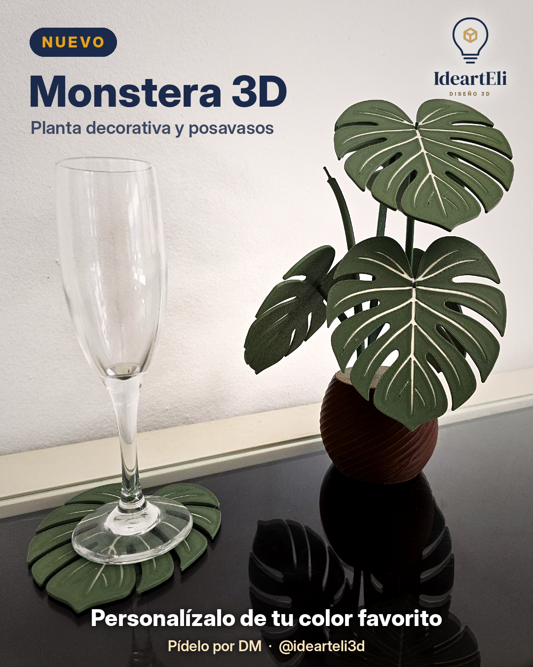 Monstera Duradera y Funcional